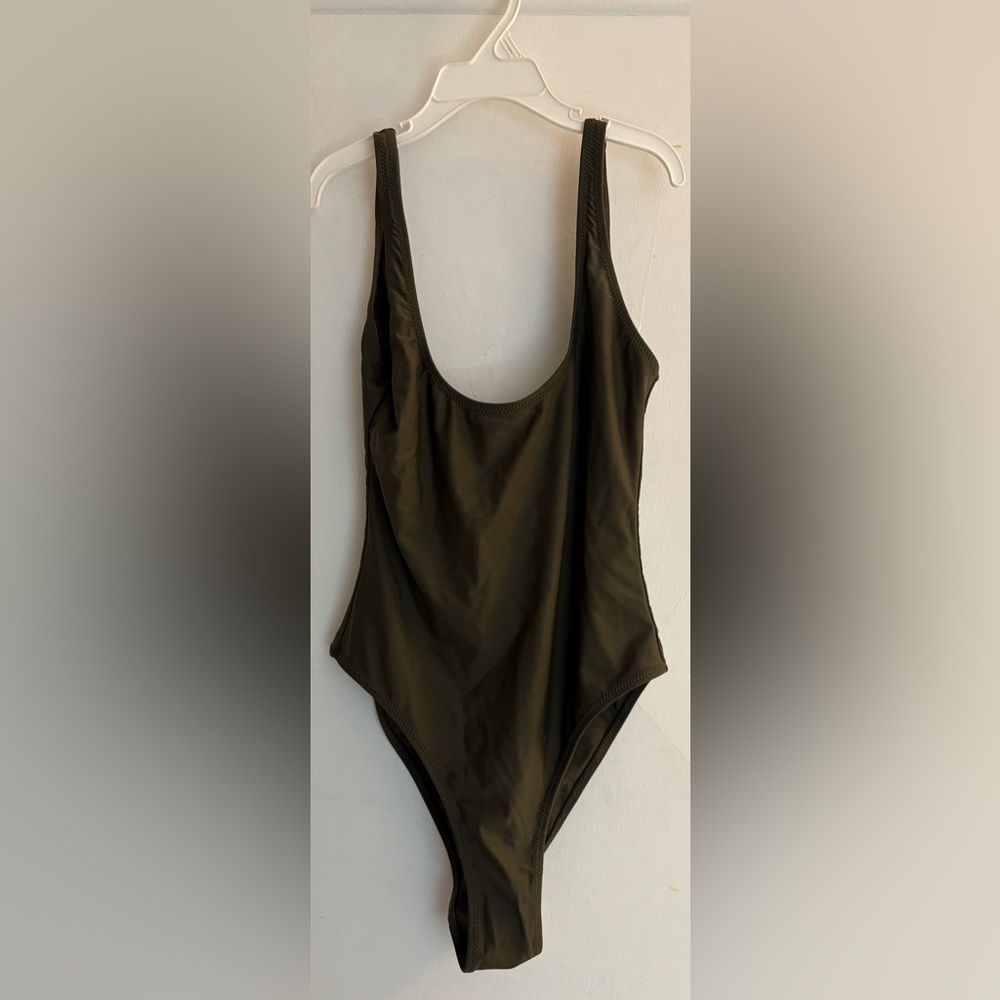 FOX Swim Bathing Suit Womens XS One Piece Open Back